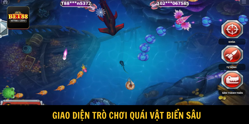 Tựa game quái vật biển sâu với giao diện bắt mắt, ấn tượng
