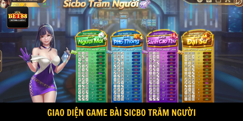 Tựa game sicbo trăm người được yêu thích nhất năm 2025