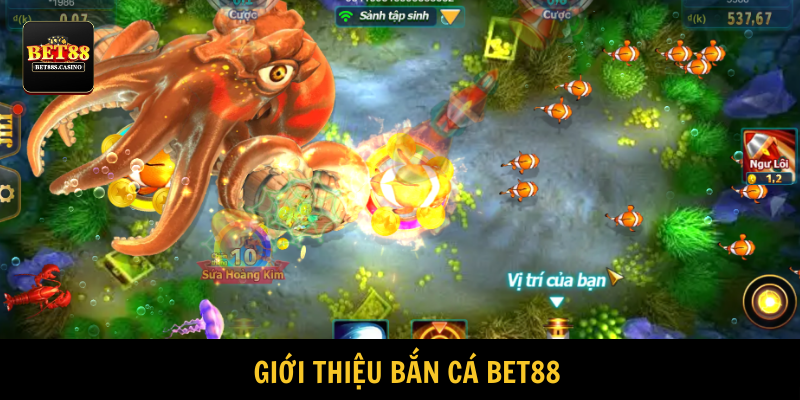 Khu vực chơi bắn cá BET88 thu hút đông đảo người truy cập