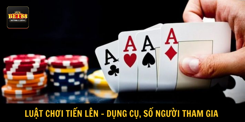 Game tiến lên quy định 2 đến 4 người chơi và sử dụng bộ bài 52 lá