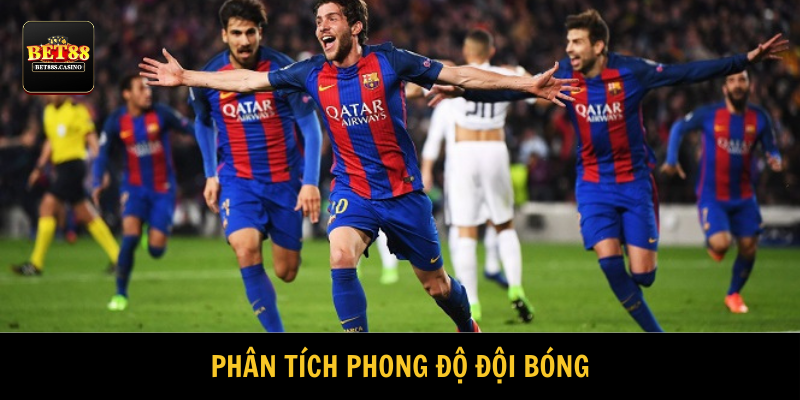 Phong độ đội bóng ảnh hưởng lớn đến tỉ lệ thắng cược 